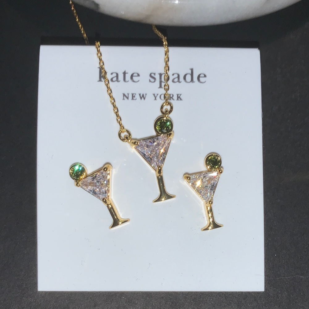 Kate Spade shaken or stirred Necklace Set (55)